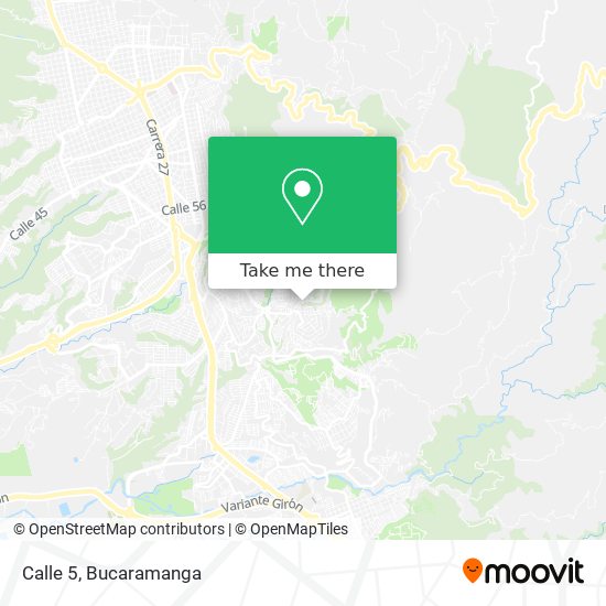 Mapa de Calle 5