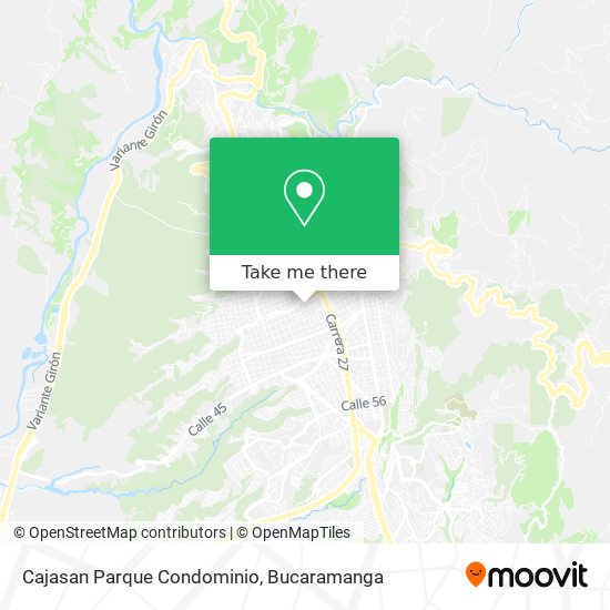 Cajasan Parque Condominio map