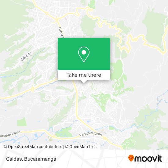 Caldas map