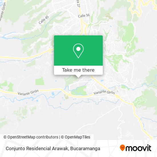 Conjunto Residencial Arawak map