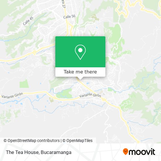 Mapa de The Tea House