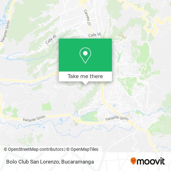 Bolo Club San Lorenzo map