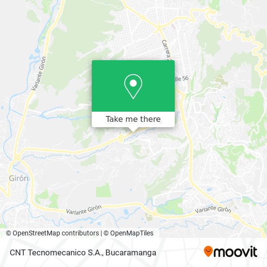Mapa de CNT Tecnomecanico S.A.
