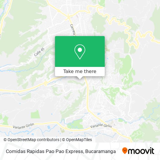 Comidas Rapidas Pao Pao Express map