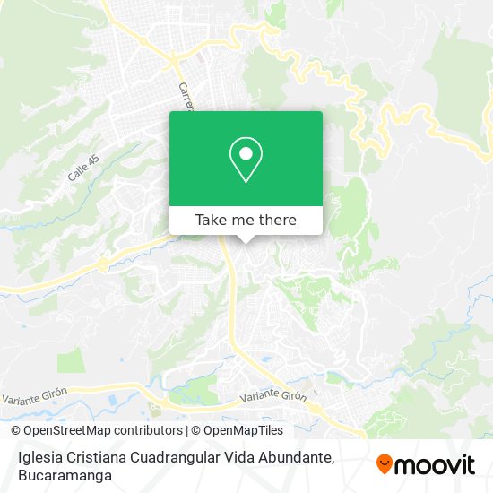 Iglesia Cristiana Cuadrangular Vida Abundante map