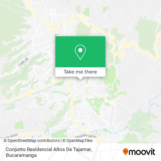 Conjunto Residencial Altos De Tajamar map