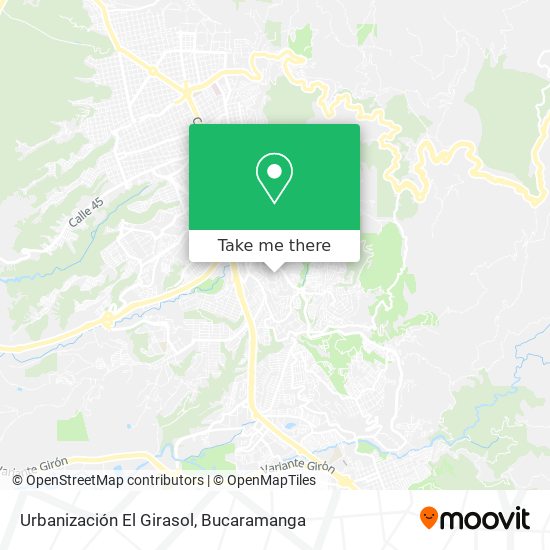 Urbanización El Girasol map