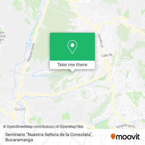 Seminario "Nuestra Señora de la Consolata" map