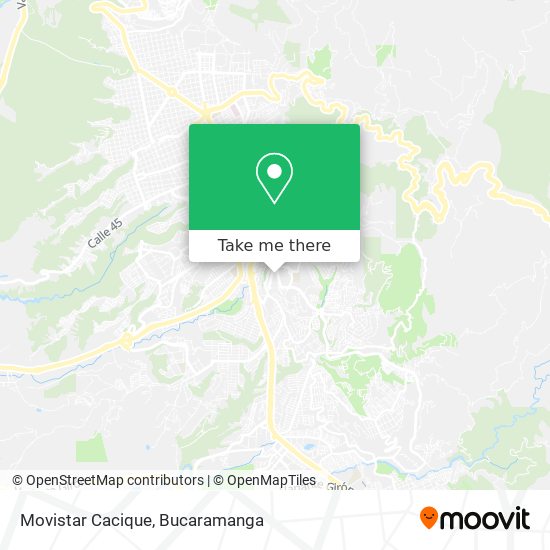 Movistar Cacique map