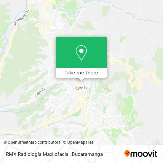 Mapa de RMX Radiología Maxilofacial