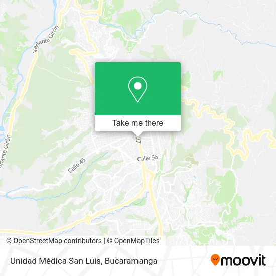 Unidad Médica San Luis map