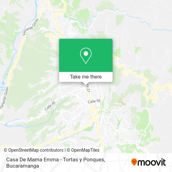 Casa De Mama Emma - Tortas y Ponques map