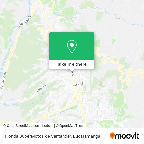 Honda SuperMotos de Santander map