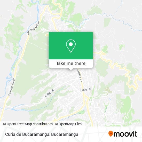 Curia de Bucaramanga map