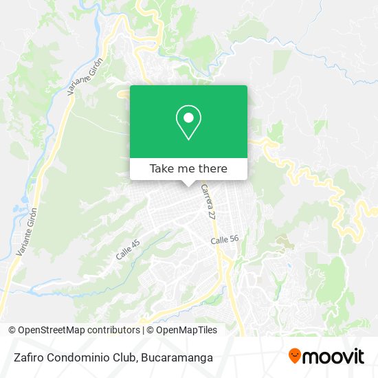 Zafiro Condominio Club map