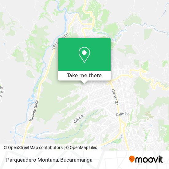 Mapa de Parqueadero Montana