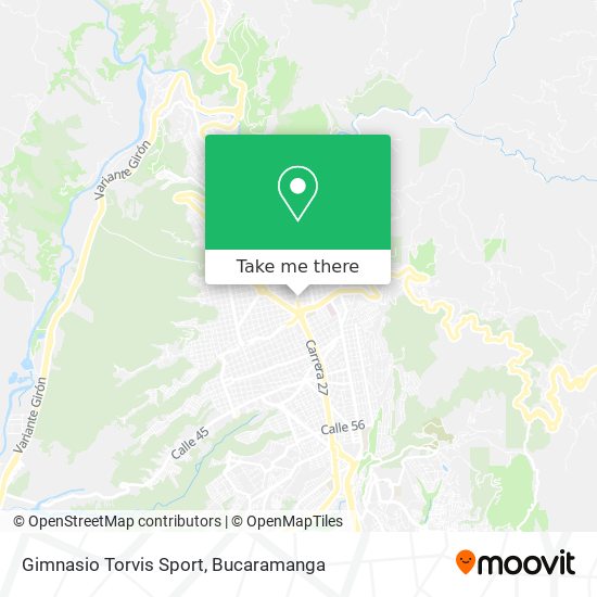 Gimnasio Torvis Sport map