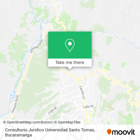 Consultorio Juridico Universidad Santo Tomas map