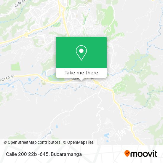 Mapa de Calle 200 22b -645