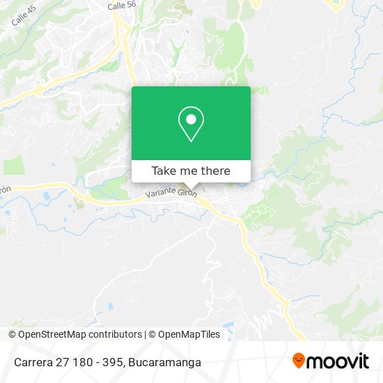 Mapa de Carrera 27 180 - 395