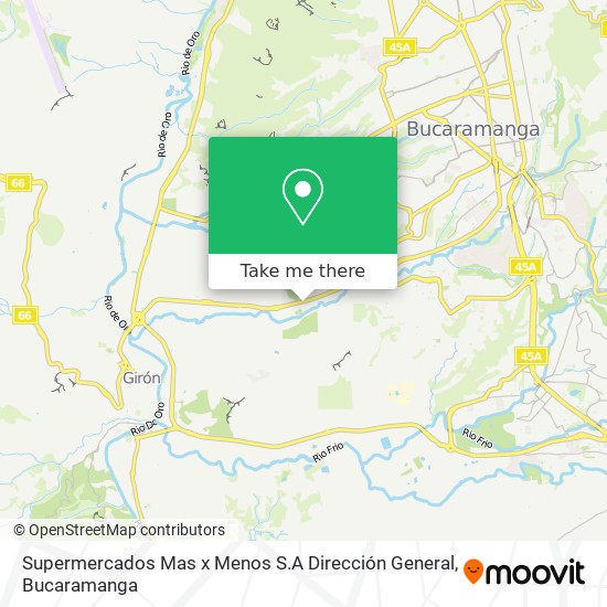 Supermercados Mas x Menos S.A Dirección General map