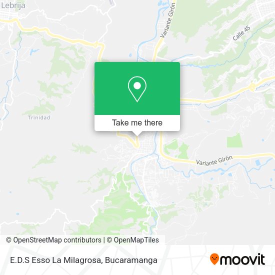 Mapa de E.D.S Esso La Milagrosa