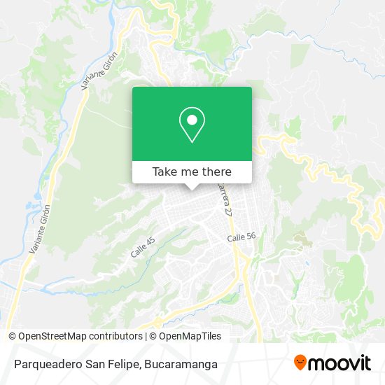 Mapa de Parqueadero San Felipe
