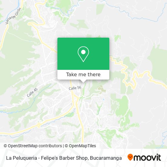 Mapa de La Peluqueria - Felipe's Barber Shop