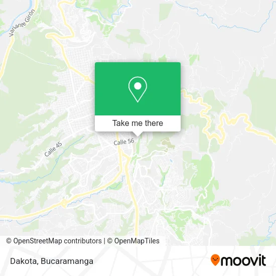 Dakota map