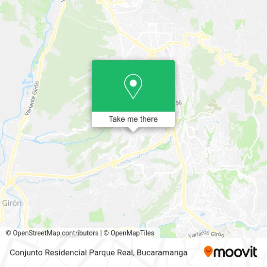 Mapa de Conjunto Residencial Parque Real