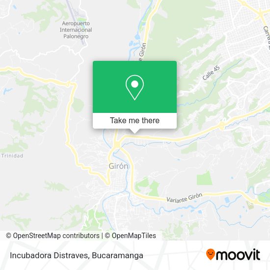 Mapa de Incubadora Distraves