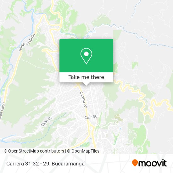 Mapa de Carrera 31 32 - 29