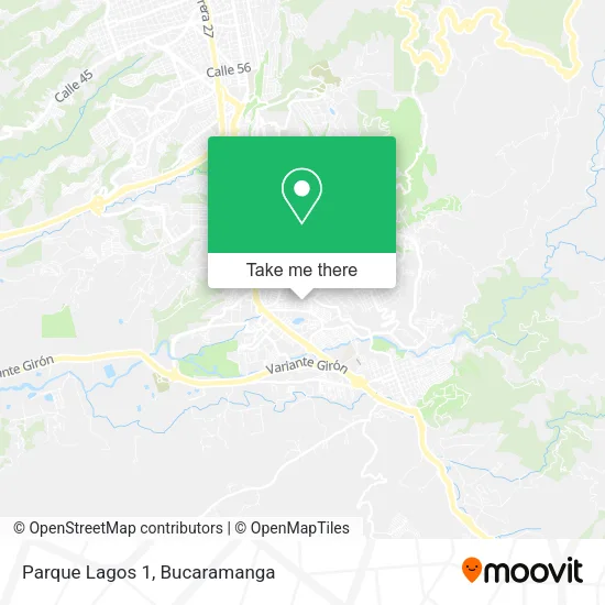 Mapa de Parque Lagos 1