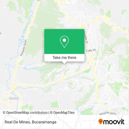 Real De Minas map