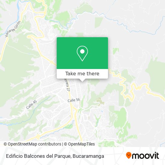 Edificio Balcones del Parque map