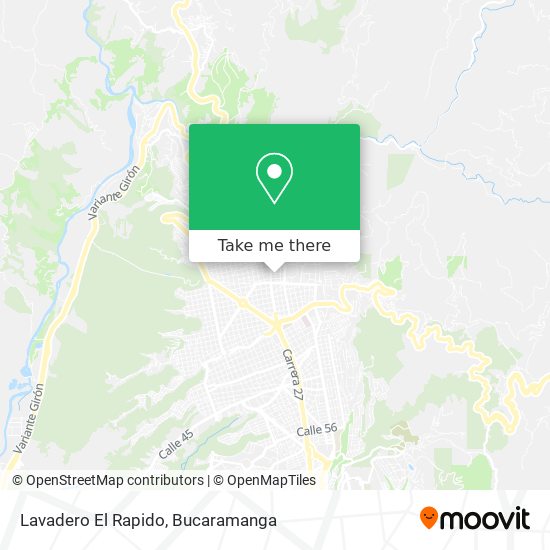 Mapa de Lavadero El Rapido