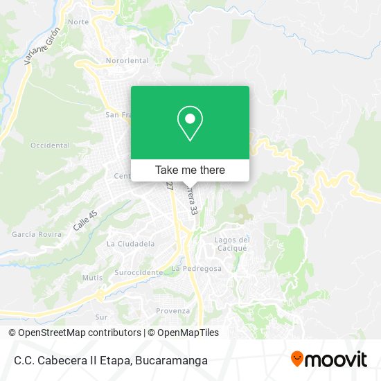 C.C. Cabecera II Etapa map