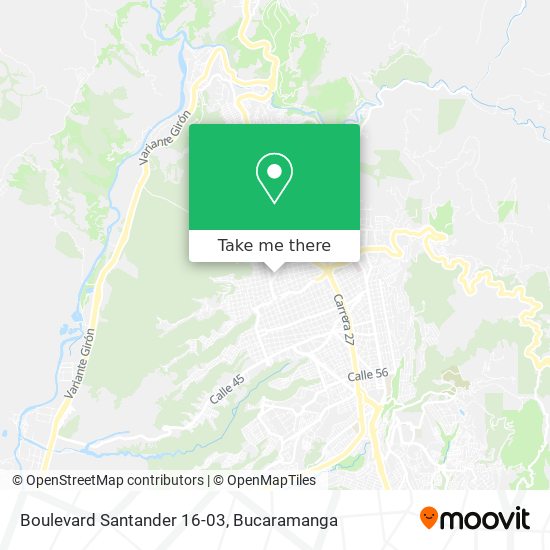 Mapa de Boulevard Santander 16-03