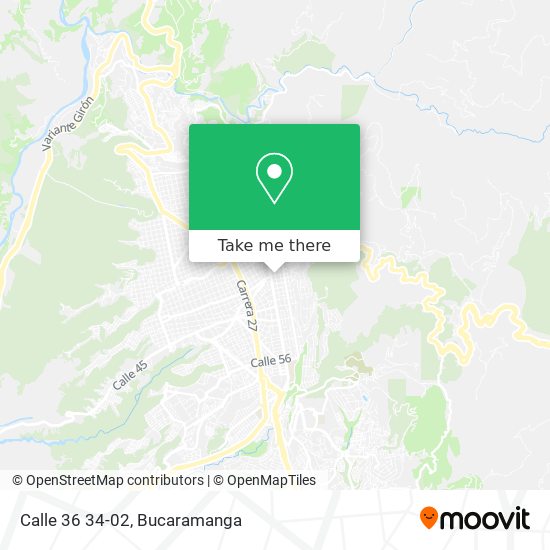 Mapa de Calle 36 34-02