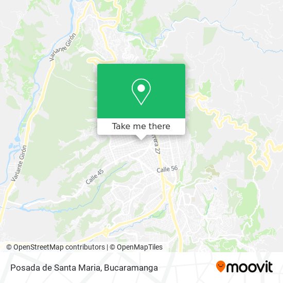 Mapa de Posada de Santa Maria