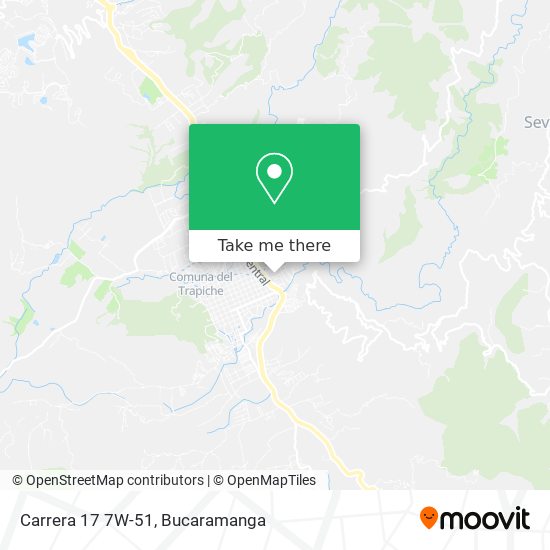 Mapa de Carrera 17 7W-51