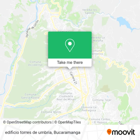 edificio torres de umbria map