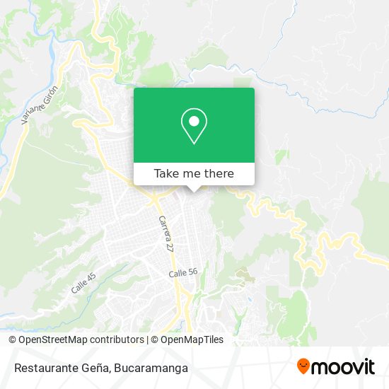 Mapa de Restaurante Geña