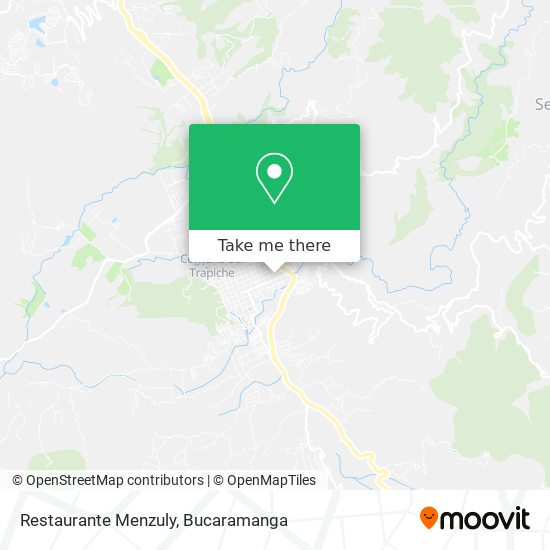 Mapa de Restaurante Menzuly