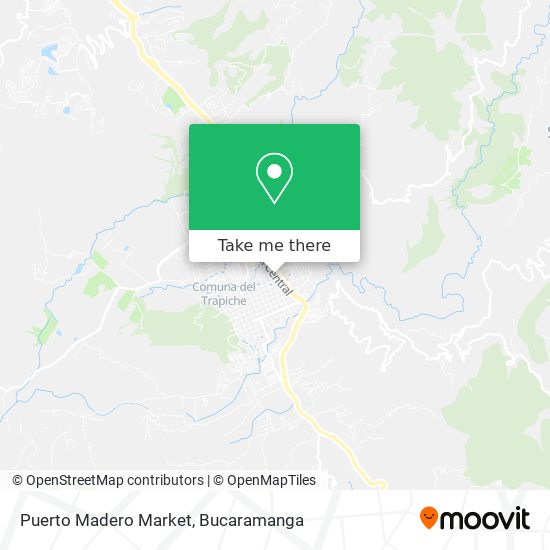 Puerto Madero Market map