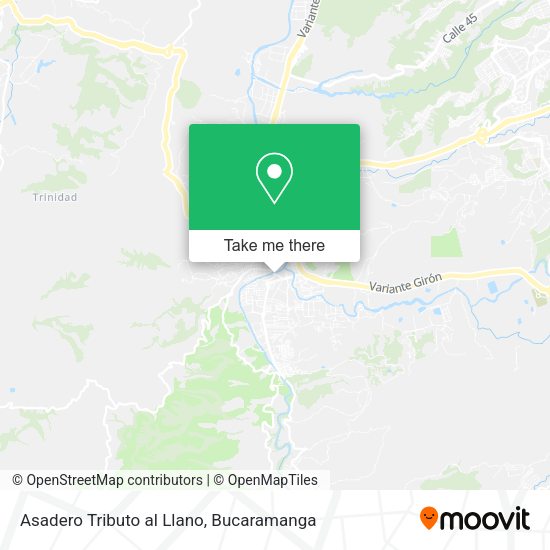 Asadero Tributo al Llano map