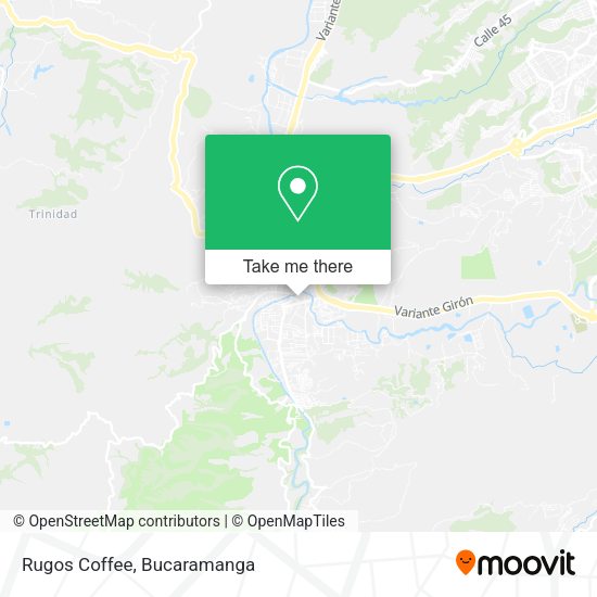 Rugos Coffee map