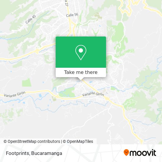 Mapa de Footprints