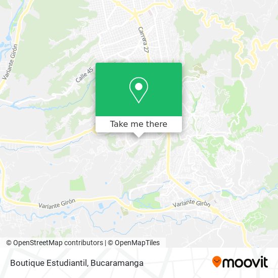 Boutique Estudiantil map