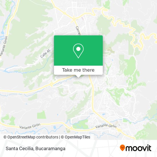 Mapa de Santa Cecilia